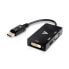 Фото #4 товара V7 DisplayPort Adapter (m) to VGA - HDMI or DVI (f) - 0.1 m - DisplayPort - VGA / DVI / HDMI - Male - Female - 2560 x 1600 pixels