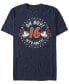 ფოტო #1 პროდუქტის Men's Oh Boy Mickey 16 Short Sleeve Crew T-shirt