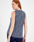 Фото #6 товара Women's Printed Sleeveless V-Neck Shell Top