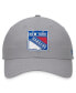 Фото #1 товара Men's Gray New York Rangers Extra Time Adjustable Hat