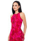 ფოტო #4 პროდუქტის Women's Printed Ruffled Halter Gown