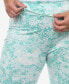 ფოტო #6 პროდუქტის Plus Size Floral Paisley Palazzo Pants