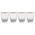Фото #1 товара Бокалы и стаканы BUTLERS Набор стаканов Wasserglas-Set GOLDEN TWENTIES (4 шт.)