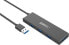 EMTEC T620A Type-A Classic Hub - USB 3.2 Gen 1 (3.1 Gen 1) Type-A - USB 3.2 Gen 1 (3.1 Gen 1) Type-A - Black