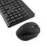 Фото #4 товара Клавиатура и мышь CoolBox COO-KTR-02W Испанская Qwerty Чёрный Беспроводный