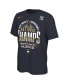 ფოტო #1 პროდუქტის Men's Navy Uconn Huskies 2024 NCAA Men's Basketball National Champions Locker Room T-Shirt