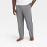 Фото #1 товара Men's Big Soft Stretch Tapered Joggers - All in Motion Heather Gray 2XL