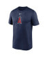 Фото #2 товара Men's Navy Los Angeles Angels Legend Fuse Large Logo Performance T-Shirt