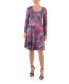 Фото #1 товара Платье 24seven Comfort Apparel женское с длинным рукавом до колена