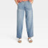 Фото #1 товара Women's High-Rise Straight Jeans - Universal Thread Medium Wash 0
