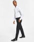 Фото #1 товара Men's Slim-Fit Stretch Black Tuxedo Pants, Created for Macy's