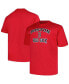 Фото #1 товара Men's Red Boston Red Sox Big and Tall Heart T-shirt