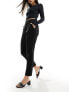 Фото #5 товара Vila mix and match slim trouser in black