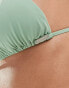 Free Society wrap around bikini top in sage green