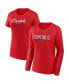 ფოტო #1 პროდუქტის Women's Red Washington Capitals Long and Short Sleeve Two-Pack T-shirt Set