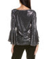 Фото #2 товара Vince Camuto Sparkle Sequin Top Women's