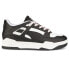 Фото #1 товара Puma Slipstream Runway Lace Up Womens Black, White Sneakers Casual Shoes 386745