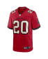 Men's Ronde Barber Red Tampa Bay Buccaneers Retired Player Game Jersey