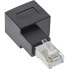 Фото #9 товара InLine patch cord adapter Cat.6A - RJ45 male / female - angled 90° to the right