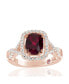 Кольцо Suzy Levian New York Rose Red CZ Engagement. Красный, 8 - фото #1