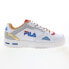 Фото #1 товара Fila Teratach 600 1BM01744-147 Mens White Leather Lifestyle Sneakers Shoes
