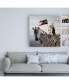 Фото #3 товара Lucia Hefferna Striped Warrior Canvas Art - 15.5" x 21"