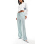 Фото #1 товара ASOS DESIGN satin pull on trouser in mint