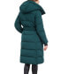 ფოტო #2 პროდუქტის Women's Belted Hooded Puffer Coat