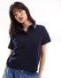 Фото #1 товара ASOS DESIGN fitted polo shirt in navy