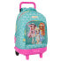 Фото #1 товара Школьный рюкзак с колесиками Rainbow High Paradise бирюзовый 33 X 45 X 22 cm