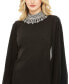 ფოტო #5 პროდუქტის Women's Ieena Rhinestone Collar Flowy Sleeve Mini Dress