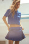 Фото #3 товара Плиссированная трикотажная юбка ZARA