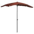 Фото #1 товара Садовый зонт vidaXL Sonnenschirm с защитой от ультрафиолета и светостойким полиэфирным покрытием