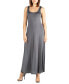 Women's Slim Fit A-Line Sleeveless Maxi Dress