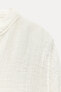 Zw collection textured 100% linen blouse