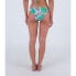 Фото #2 товара HURLEY Java Tropical Reversible Moderate Bikini Bottom