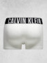 Calvin Klein intense power cotton stretch trunks 3 pack in white