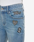 Women's Logo-Patch Denim Jeans