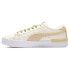 Puma Jada Soft Retro Womens Off White, Yellow Sneakers Casual Shoes 39030502