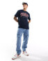 Фото #2 товара Tommy Jeans arch varsity logo t-shirt in navy