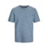 JACK & JONES Blubalto short sleeve T-shirt Captains Blue / Detail Mixed W. White, L - фото #2