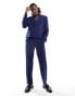 Фото #1 товара ASOS DESIGN straight suit trouser in navy