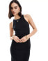 Фото #1 товара Vero Moda ribbed tank mini dress in black