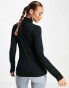 French Connection high neck fitted top in black