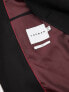 Фото #9 товара Костюм Topman – Черный пиджак с узким кроем, с эластичным волокном и текстурой
