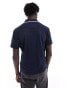 GANT logo tipping collar polo in navy Синий, 5XL - 66 - фото #2