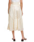 Ulla Johnson Pleated Silk & Linen-Blend Skirt Women's
