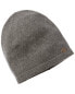 Фото #1 товара Bruno Magli Jersey Slouch Cashmere Hat Women's Grey
