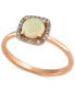 ფოტო #1 პროდუქტის Aurora by EFFY® Opal (3/4 ct. t.w.) and Diamond Accent Ring in 14k Rose Gold