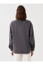 Фото #15 товара Parlak Taş Baskılı Uzun Kollu Oversize Kadın Gömlek Ceket